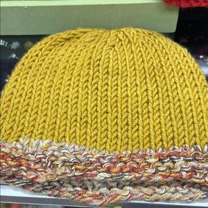 Cozy Mustard Knit Beanie